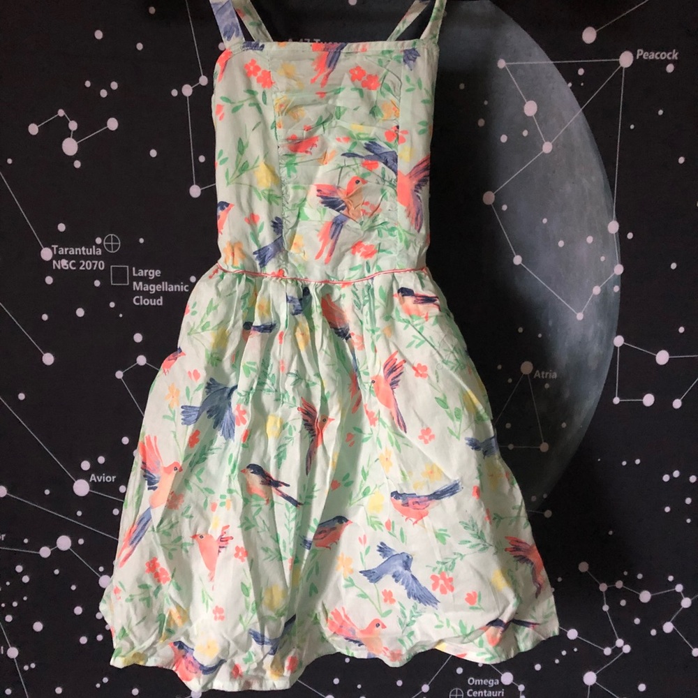 Merona Girl’s Spring Sundress with Bird Pattern